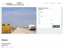 Tablet Screenshot of coromalcaravanswagga.caravancampingsales.com.au