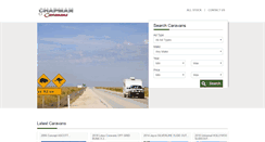 Desktop Screenshot of chapmansofnowra.caravancampingsales.com.au