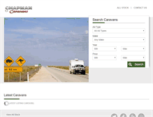 Tablet Screenshot of chapmansofnowra.caravancampingsales.com.au