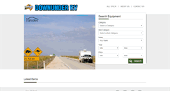 Desktop Screenshot of downunderrv.caravancampingsales.com.au