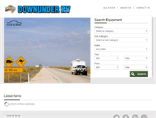 Tablet Screenshot of downunderrv.caravancampingsales.com.au